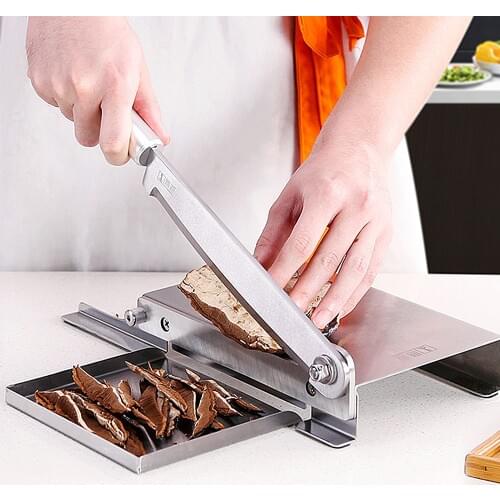 9.5 Inch Herb Guillotine Slicer: Chop Ribs of Ginseng Antler Ganoderma Chinese