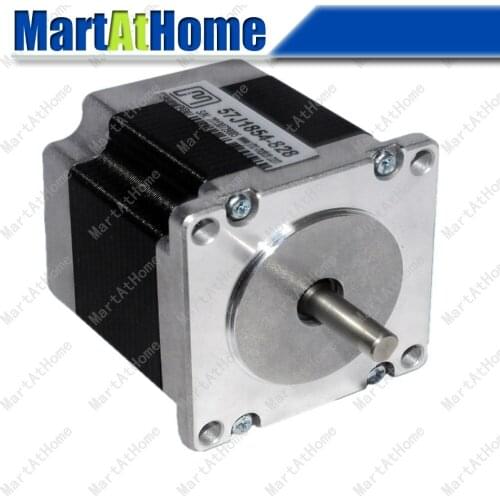 ARGEDO 2-Phase NEMA23 Hybrid CNC Stepper Motor 0.9Nm 2.8A 8-Leads Shalt Dia. 6.35mm for 3D Printer,Laser Router,CNC Router SM825