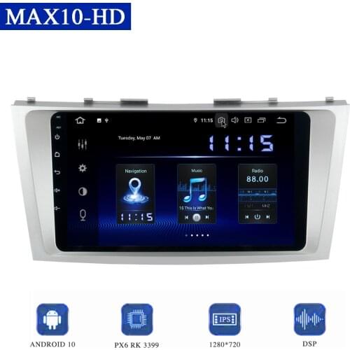 Dasaita 9" Toyota Camry 2006 2007 2008 2009 2010 2011 Android 10.0 Car Radio for GPS Navi CarPlay DSP 1280*720 Screen 4GB+64GB