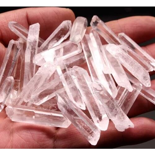 50g/100g/200g/500g Clear Healing Crystal Stone Quartz Lemurian Seed White Quartz Crystal Point