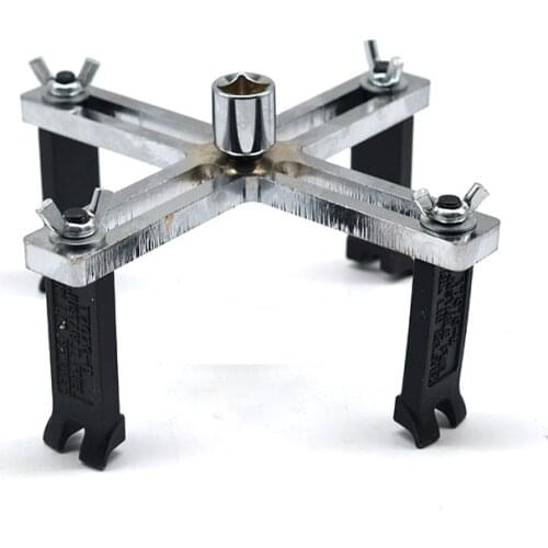 Car Fuel Tank Cover Disassembly Tool Straight Bending Fuel Tank Pump Disassembly Universal Gasoline Pump Wrench Removal Tools