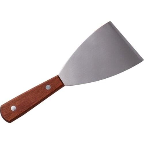 1 Piece Steak Shovel Stainless Steel Pancake Flipping Spatula With Wooden Handle Meat Egg Fried Shovel Spatula Kitchen Utensils