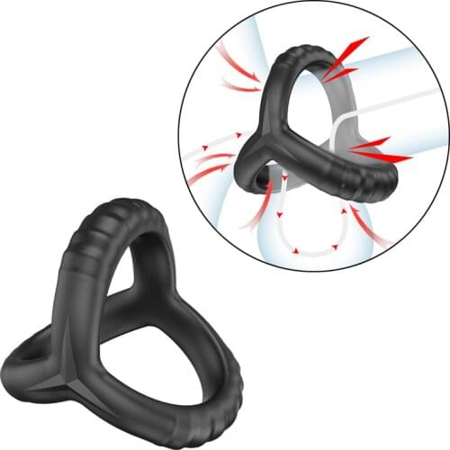 Masturbators Delay Ejaculation Erection Scrotum Bind Penis Enlargement Adult Erotic Sex Toys For Men Enlarger Rings Sex Products