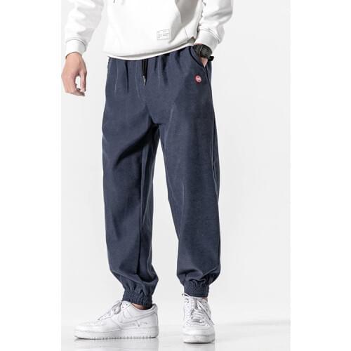 Mens Casual Korean Oversize Joggers Trouers 2021 Ankle-Length Sweatpants Streetwear Spring Autumn Hip Hop Harem Pants