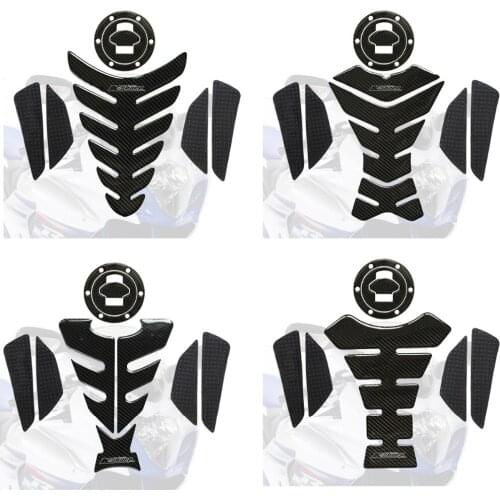 A set of Fuel Tank Sticker Fishbone Dispensing Protective Decals Moto Motorbike Sticker For BMW K1200S GT LT F650CS GS DAKAR RT