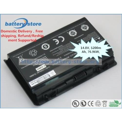 New Genuine battery W370BAT-8, 6-87-W37SS-427 for SCHENEKER XMG A522 , XMG A523 , XMG A722 SERIES ,14.8V, 5200mAh, 76.96W