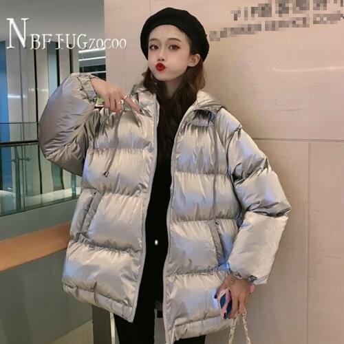 White Black Pink Grey Color S-2XL Women Parkas Devil Hooded Winter Warm Female Jacket