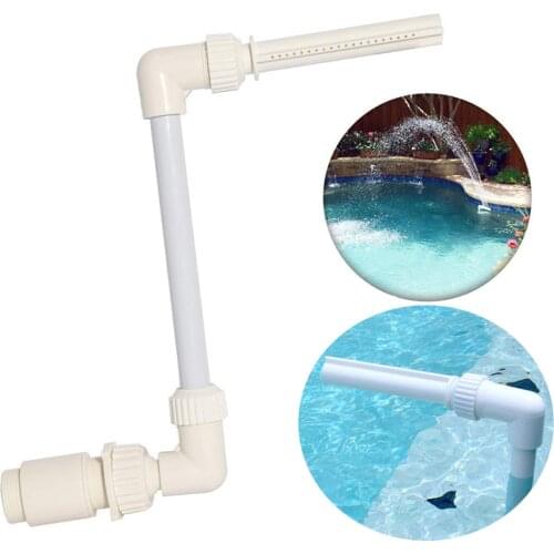 Swimming Pool Sprinkle Accs Waterfall Above In-ground Pool Water Sprinkler Outdoor Pond Decor Pool Jet Fountain Attachment