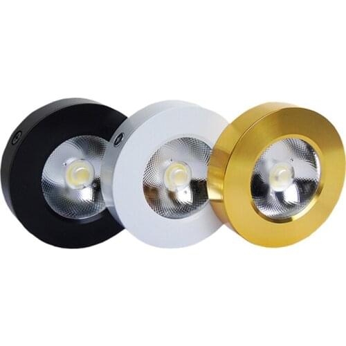 LED Downlight Mini Surface Mounted 220V 240V 5W Panel Spot Light Ultra thin Indoor Lighting Home Kitchen Cabinet Lamp