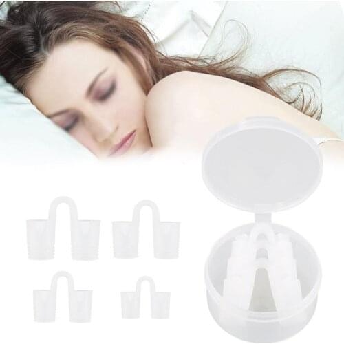 4/1PCS Anti Snoring Device Professional Snore Stopper Sleep Tray Sleeping Aid Nose Vents Snore Nasal Dilators For Better Sleep