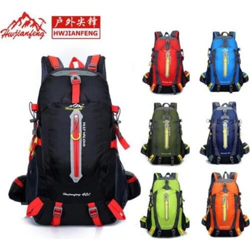 40L Waterproof Durable Outdoor Climbing Backpack Women&Men Hiking Athletic Sport Travel Backpack High Quality Rucksack