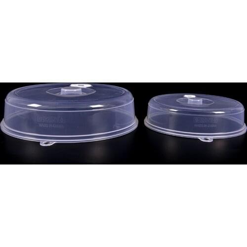 Clear Microwave Plate Cover Food Dish Lid Ventilated Steam Vent Kitchen Cooking