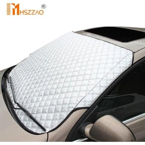 Car Front Window Screen Cover Auto Sun Cover Car Windshield Shade Dust Protector Anti Snow Frost Ice Shield Car Windscreen Cove