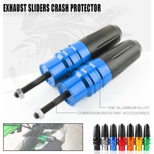 G310R Motorcycle CNC Aluminum Frame Crash Pads Exhaust Sliders Crash Protector For BMW G310R G310 R G 310 R 310R 2017 2018 2019