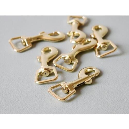 100 Pcs/Lot Swivel Snap Hooks For Backpacks Sey chain Bag Cat Dog Leash 15mm Lobster Clasps Diy Accessories Durable Hardware