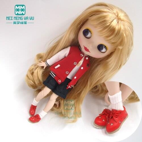 1PCS Blyth clothe fashion baseball uniform, shorts, leather shoes for Blyth Azone 1/6 doll accessories