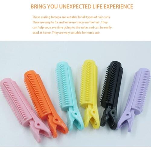 12pcs Hair Roller Clip Wave Hair Styling Root Folder Hairdressing Curler Lamp Hairdresser Tools Girl Women Hair Accessories