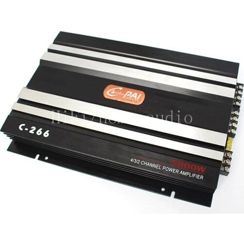 4 Channel Car Amplifier ，5800W Stereo Audio Super Bass Subwoofer Power Amp ，12V DC Car Amplifier Speaker Auto Accessories