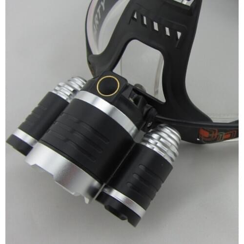 5000 Lumens JR-3001 3x XML XM-L T6 LED Headlamp linterna frontal Headlight Head Lamp Light for Bicycle Bike Outdoor Light