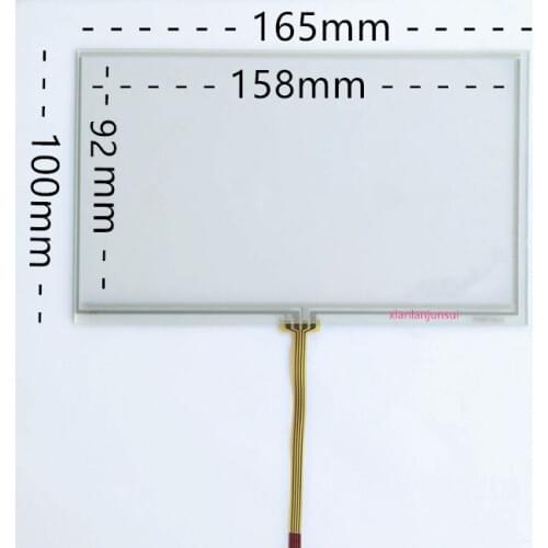 7 inch 4-wire touch screen 700IE 6AV6648-0BC11-3A industrial control resistor external screen
