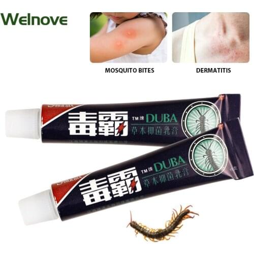 15g 1Pcs Anti-Itch Cream Centipede Antibacterial Ointment Psoriasis Cream Pruritus Dermatitis Jock Itch Mosquito Bites Skin Care