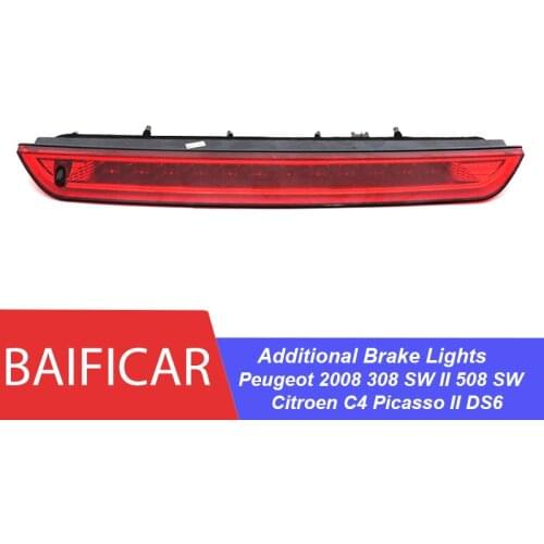 Baificar Third High Level Additional Brake Stop Led Lamp Light 6351LX For Citroen C4 Picasso DS6 Peugeot 2008 308 SW II 508 SW