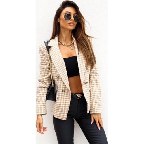 Женские двубортные пиджаки Bencresun China At AliExpress