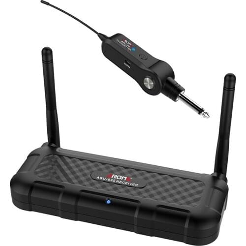 AROMA ARU-03S UHF Wireless Guitar Transmitter Receiver True Diversity Audio Transmission System