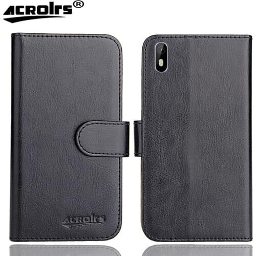Cubot J5 Case 6 Colors Dedicated Leather Exclusive Special Crazy Horse Phone Cover Cases Credit Wallet+Tracking