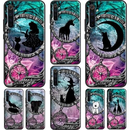 Elephant Westie Wolf Dream Catcher Case For Realme 6 7 8 Pro Q3 GT Neo C21 C15 C3 Funda For OnePlus 8 Pro 9 Pro Nord 7T 8T 9R