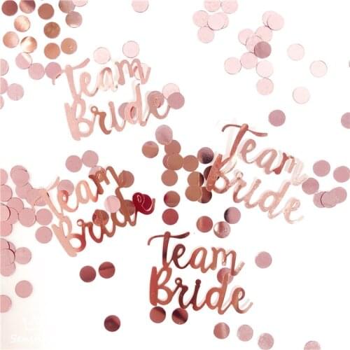 Hen Party Team Bride Confetti Decoration Bridal Shower Bachelor Tam Bride Wedding Confetti Decoration Supplies