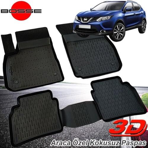 For Nissan Qashqai Mat 3D Pool 2014 2021 BOSSE