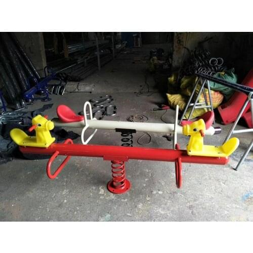 Outdoor balance seesaw children seesaw garden toy seesaw chair kids seesaw playground seat baby seesaw childrens horse Q44