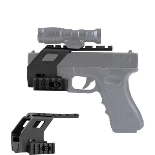 Newest Outdoor Tactical Airsoft Shooting Scope Mount Combat CS Military Hunting Gun Series Rail Base Loading Device for Glock