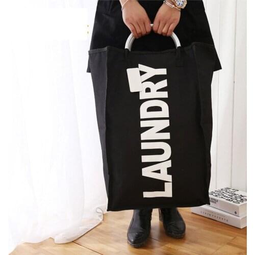 Single Laundry Bag , Large Foldable Laundry Basket, Collapisable Laundry Hamper, Folding Washing Storage Bin