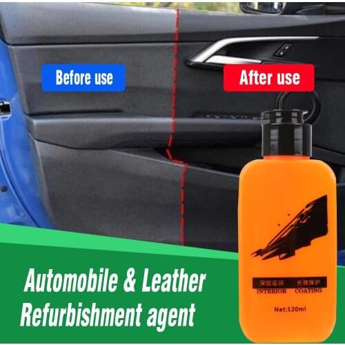 Car Care Refurbish Cleaner Leather Seat Polish Dashboard Interior Cleaning Tool Multifunctional Leather Curing Repair Agent