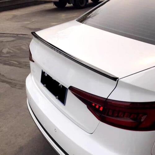 For Audi A4 2019+ high quality ABS Plastic Unpainted Color Rear Spoiler Wing Trunk Lid Cover Car Styling