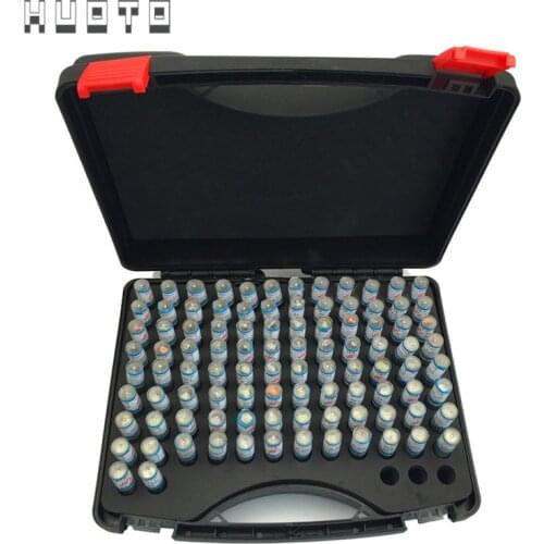 0.30-10.00mm Steel Pin Gauge 50mm Pin Measuring Tool step 0.1mm, 98pcs/lot