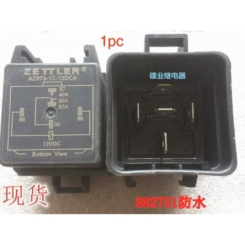 1pc AZ973-1C-12DC4 Automotive car Relay G8JN-1C6T-F-R-DC12 5pin for jeep chrysler sound card