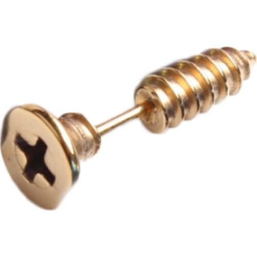 2018 New 1 pcs Fashion Earrings Titanium steel screws Stud Earrings for men/women jewelry unisex gift