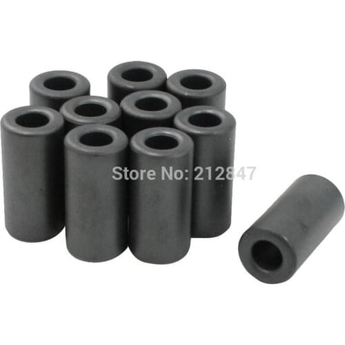 10 Pcs 14x7x28.5mm Toroid Ferrite Cores Dark Gray for Power Transformers