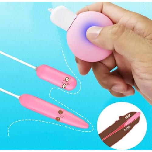 20 Frequency Vibrating Urethral Sound Toys Urethral Plug Clitoris Stimulation Sex Toy for Men Penis Glans Double Bullet Vibrator