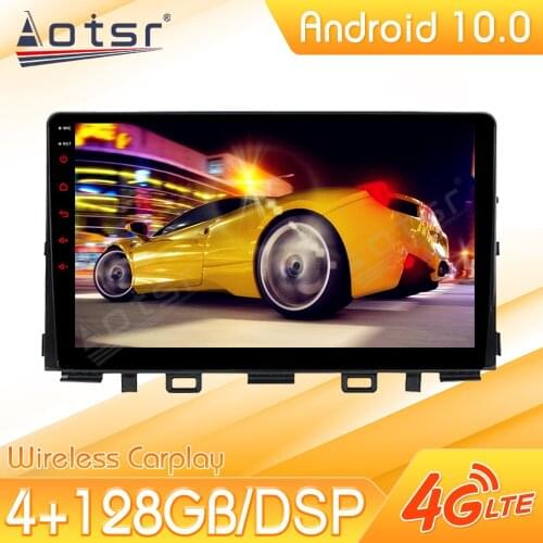 128GB Android Car Multimedia Stereo Player For KIA RIO 2017 2018 Tape Radio Recorder Video Auto GPS Navi Head Unit No 2Din 2 Din