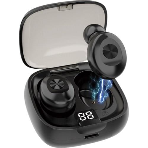 Bluetooth Earphone Wireless Headphone Sport Earpiece Mini Headset Stereo Sound sport entertainmeWaterproof TWS 5.0 Power Display