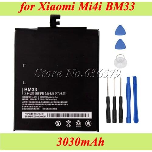 BM33 For XIaomi Mi4i Battery Mi 4i M4i Batterie Bateria Accumulator 3120mAh+Tools