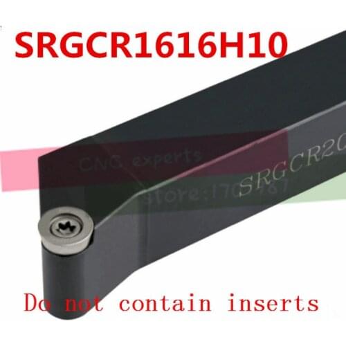 SRGCR1616H10 16*16mm Metal Lathe Cutting Tools Lathe Machine CNC Turning Tools External Turning Tool Holder S-Type SRGCR/L