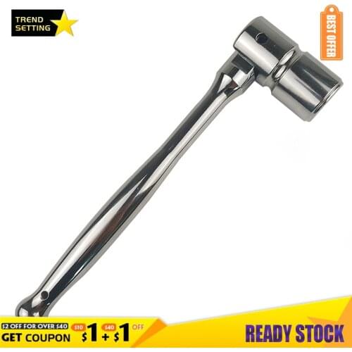 FGHGF Multifunctional Household Sleeve Spanner 180 Degree Adjustable Head Socket Wrench Hand Tools For Car