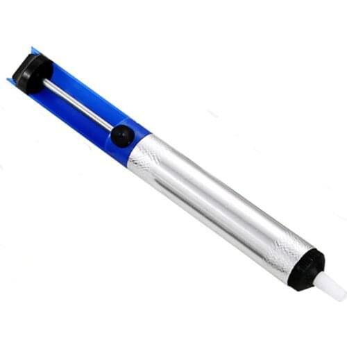 Pump Suction Tin Gun Soldering Sucker Pen Removal Vacuum Soldering Iron Desolder Hand Welding Tools Aluminum Metal Desoldering