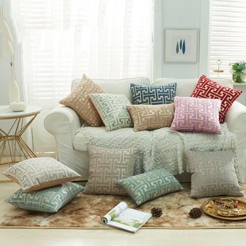 2021 New Modern Minimalist Geometric Lines Pillowcase Multi-Size Living Room Sofa Car Decorative Cushion Pillowcasee