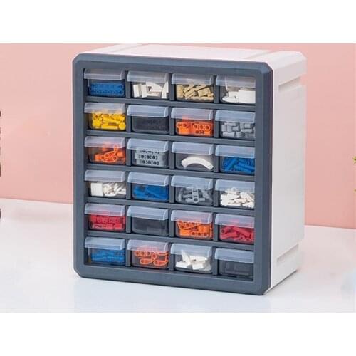 Makeup Organizer Storage Box For Toys Tools Can Adjust Plastic box Lroning Beads 24 Drawers Cosmetic Organizer